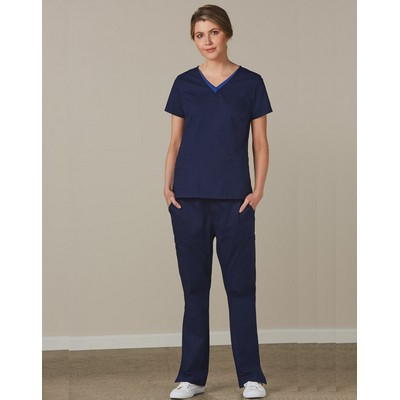 Ladies Solid Colour Scrub Pants